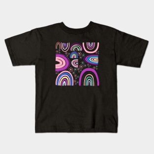 rainbow print pattern Kids T-Shirt